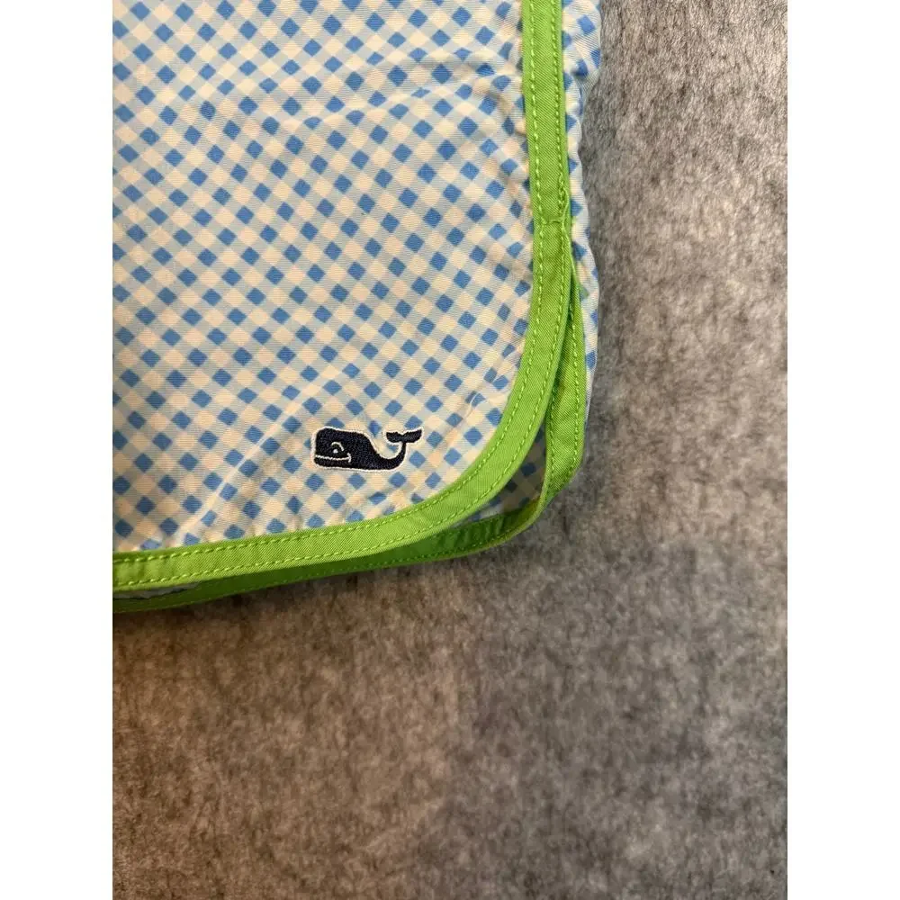 EUC Vineyard Vines Blue White Plaid Board Shorts No Lining Size 40